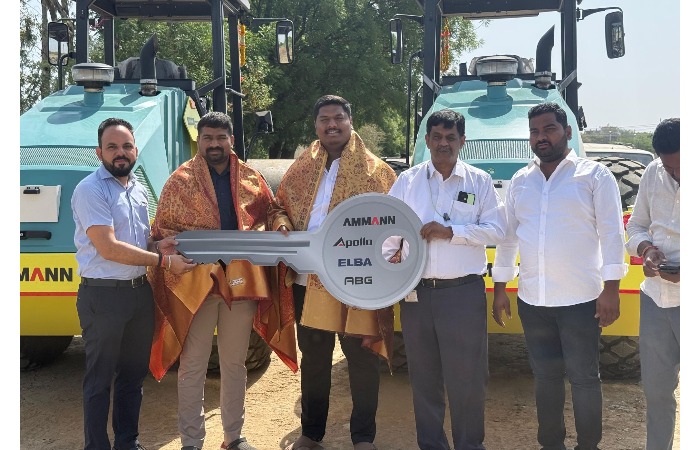 Ammann India Delivers Two Soil Compactors